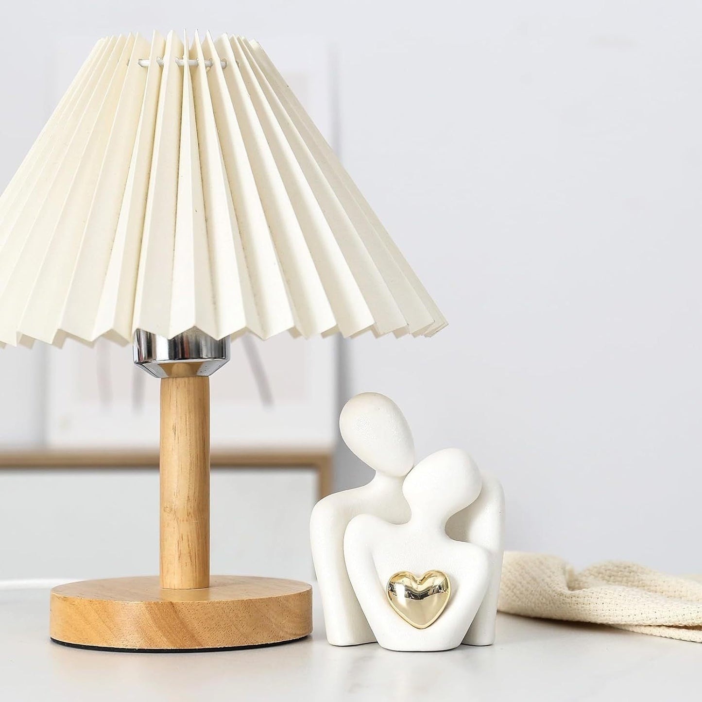 Golden Heart Bond Expression Sculpture