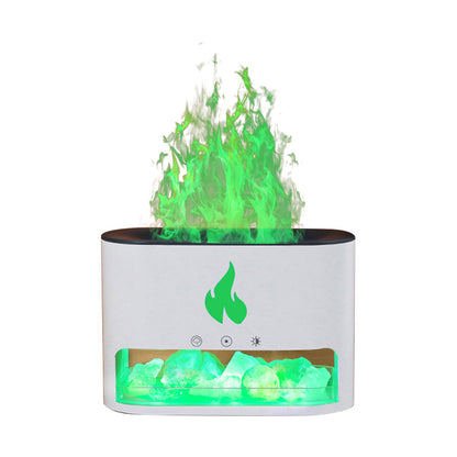 Crystal Salt Rock Fire Humidifier