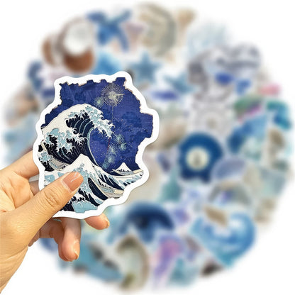 Ocean Dream Aesthetic Blue Sticker Pack