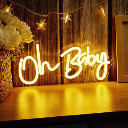 Oh Baby LED Neon Sign