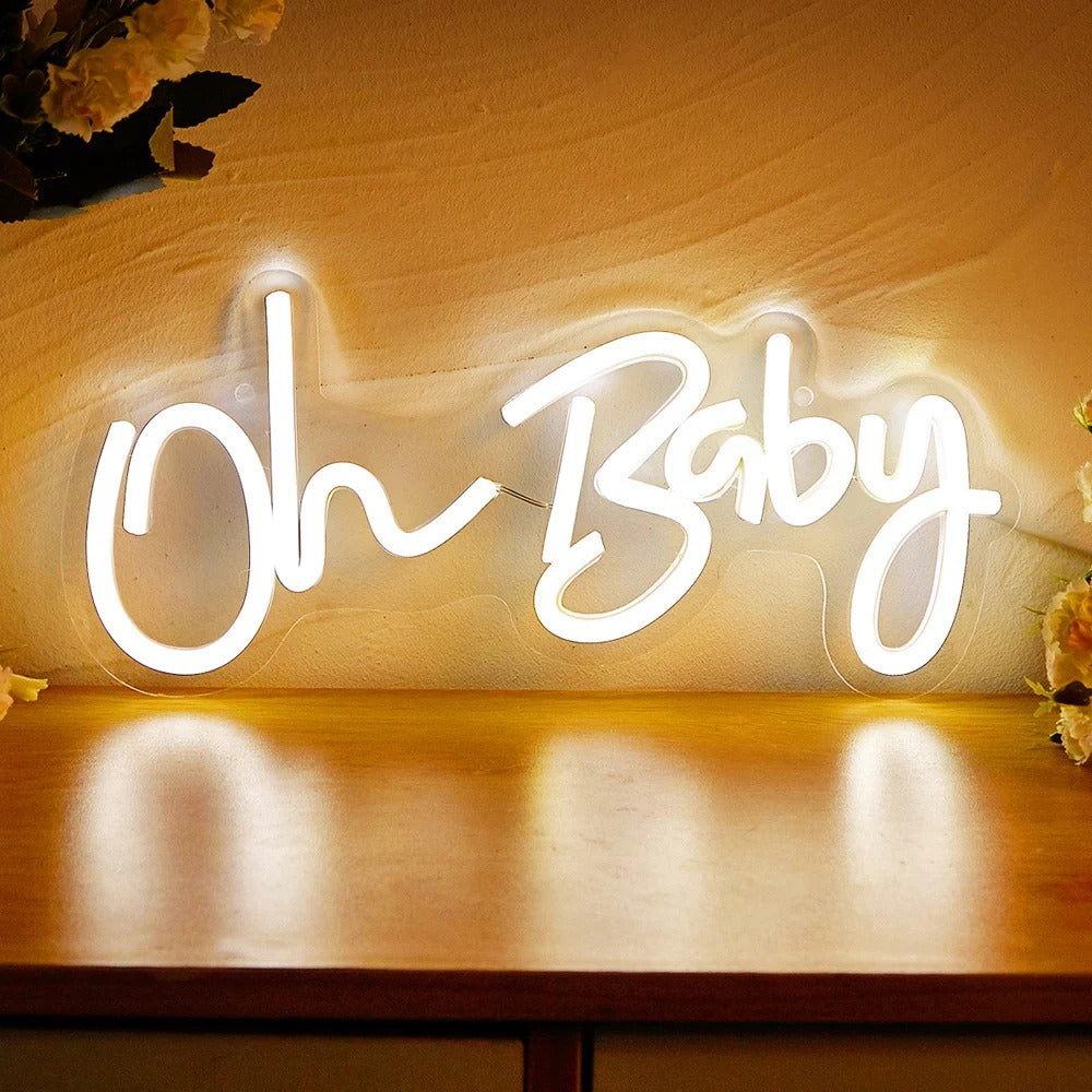 Oh Baby LED Neon Sign