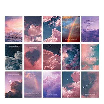 Twilight Pastel Clouds Wall Collage Prints AESTHETIC_Art Hoe SUB CATEGORY_Poster Cards