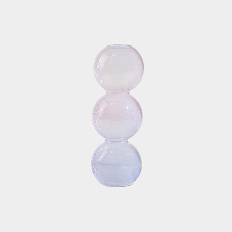 Pastel Glass Bubble Vase AESTHETIC_Danish Pastel SUB CATEGORY_Desk Accessories SUB CATEGORY_Vases