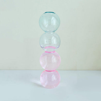 Pastel Glass Bubble Vase AESTHETIC_Danish Pastel SUB CATEGORY_Desk Accessories SUB CATEGORY_Vases