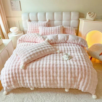 Faux Fur Warm Fluffy Bedding Set SUB CATEGORY_Bedding Sets