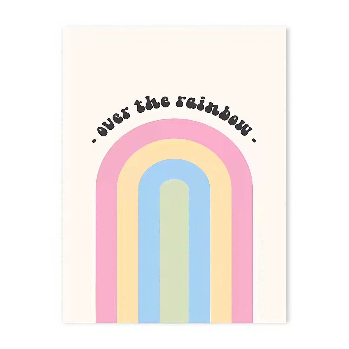 Pastell Positivity Wandcollage Leinwandposter