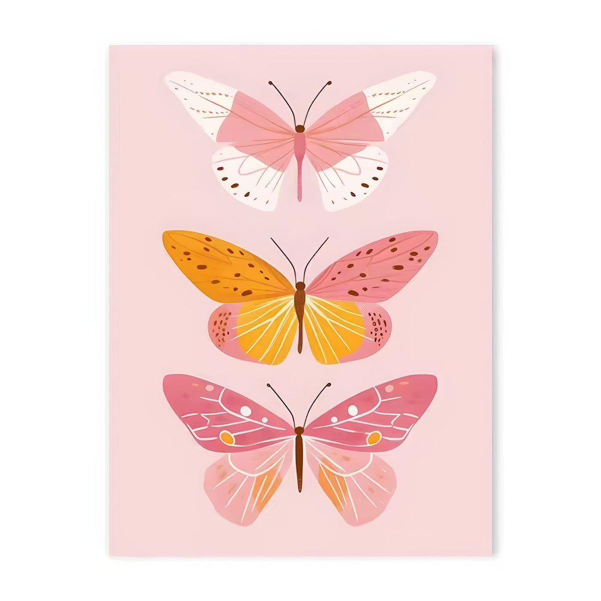 Pastell Positivity Wandcollage Leinwandposter