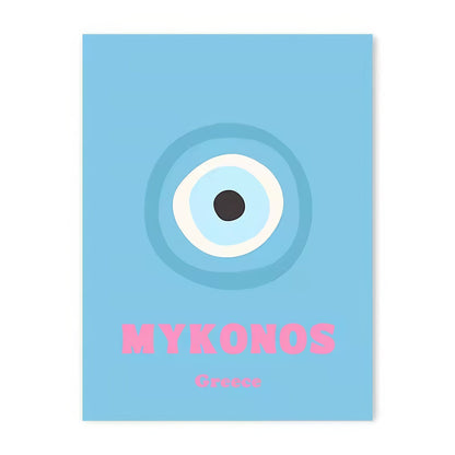 Pastell Positivity Wandcollage Leinwandposter