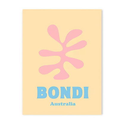 Pastell Positivity Wandcollage Leinwandposter