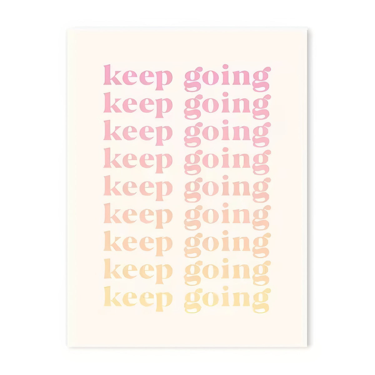 Pastell Positivity Wandcollage Leinwandposter