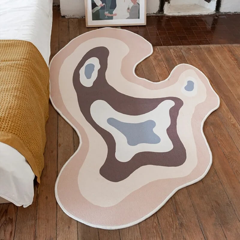 Abstract Pastel Blob Accent Rug AESTHETIC_Soft Girl soft SUB CATEGORY_Rugs