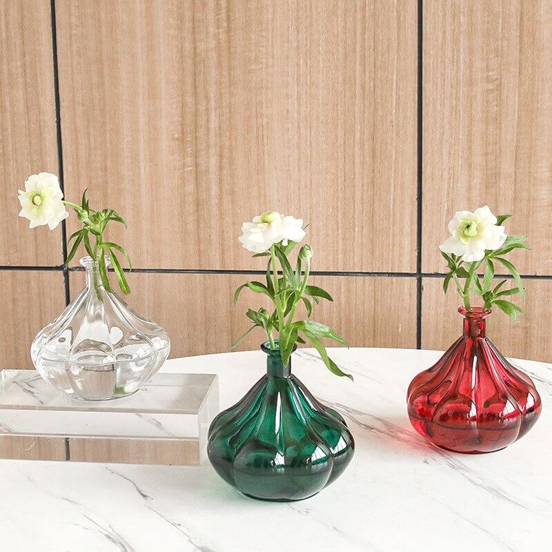 Patty Pan Shaped Glass Vase SUB CATEGORY_Vases