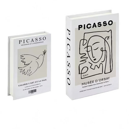 Picasso Minimalist Fake Book Storage Box