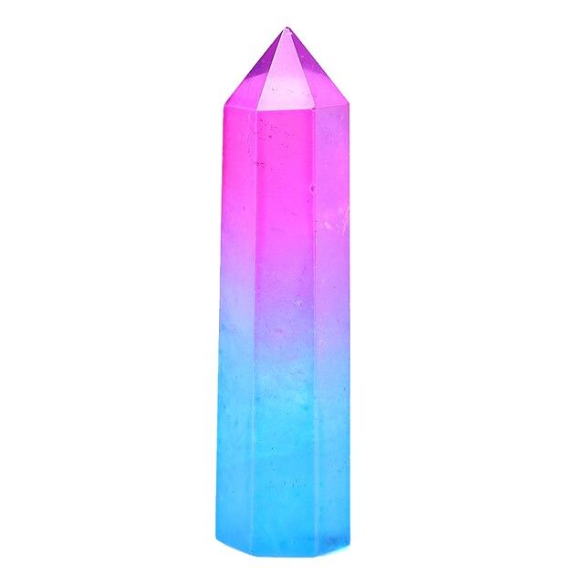 Pink and Blue Quartz Tower Crystal AESTHETIC_Fairycore AESTHETIC_Witchcore