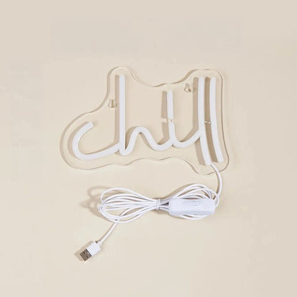 Pink Chill Wall Neon Sign