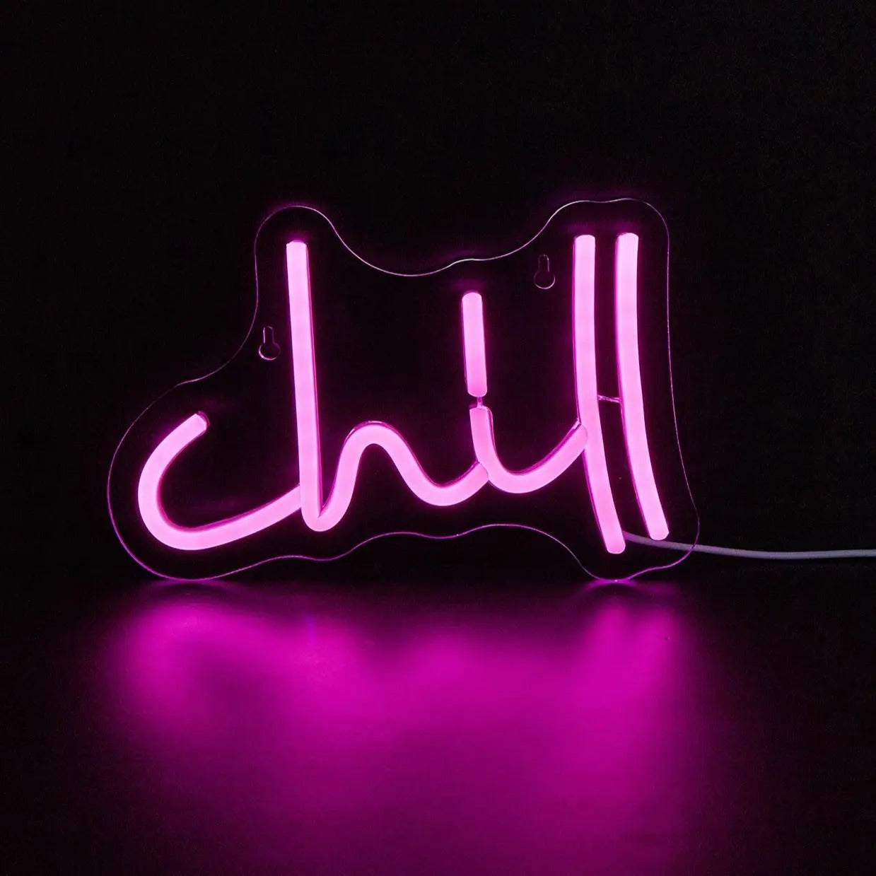 Pink Chill Wall Neon Sign