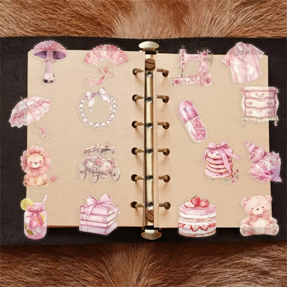 Pink Coquette Girl Aesthetic Sticker Pack