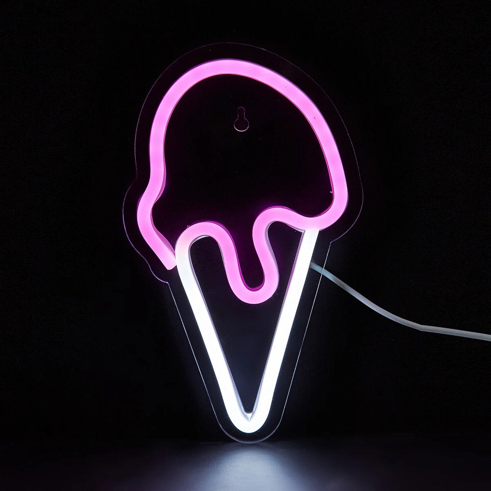 Pink Ice Cream LED Neon Sign