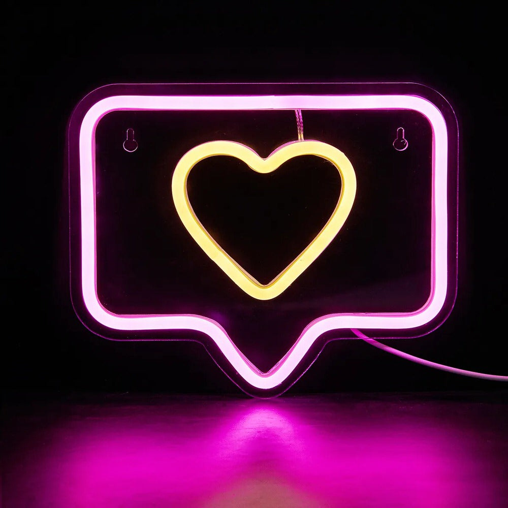 Like Button LED Neon Sign