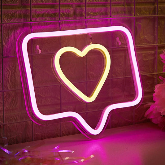 Like Button LED Neon Sign