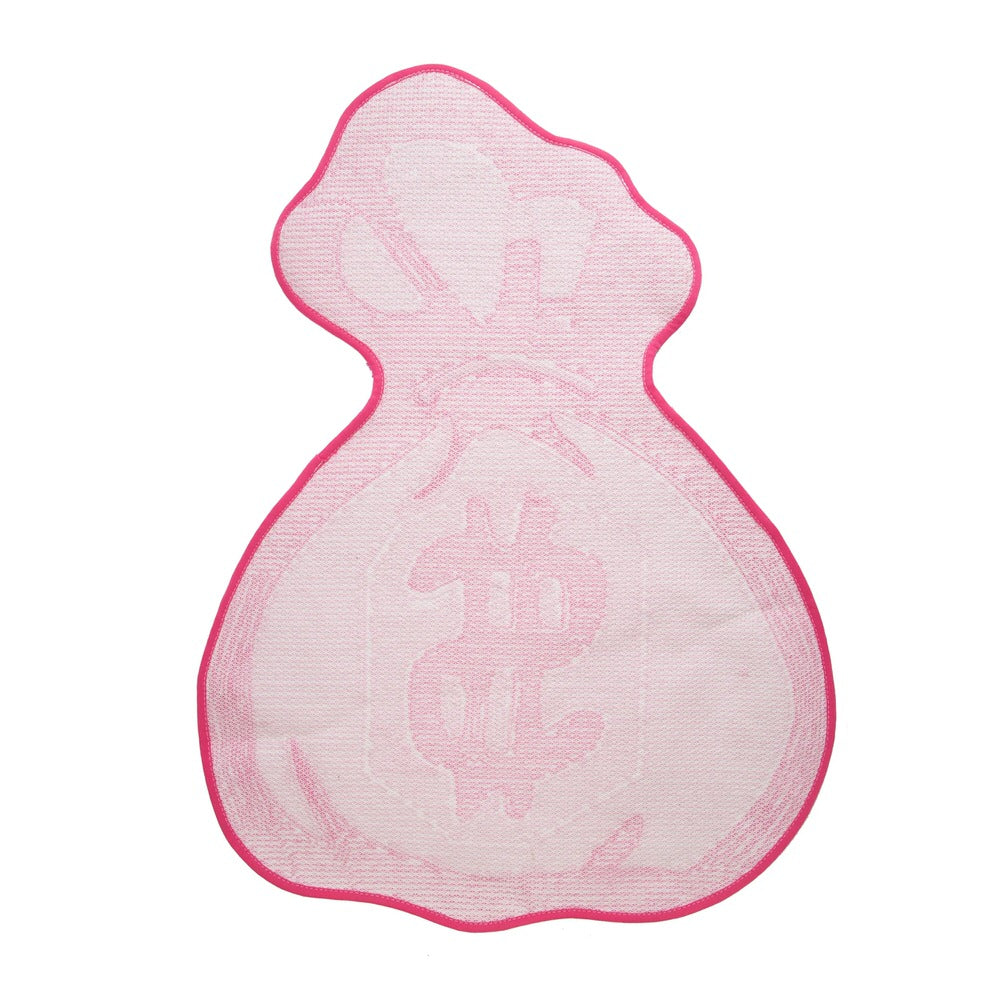 Pink Money Bag Tufted Accent Rug AESTHETIC_Soft Girl SUB CATEGORY_Rugs