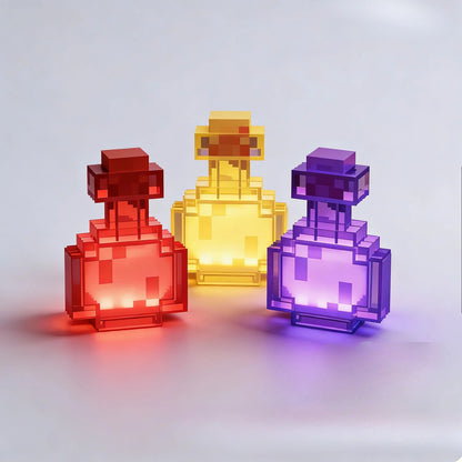 Pixel Potion Bottle Touch Night Light