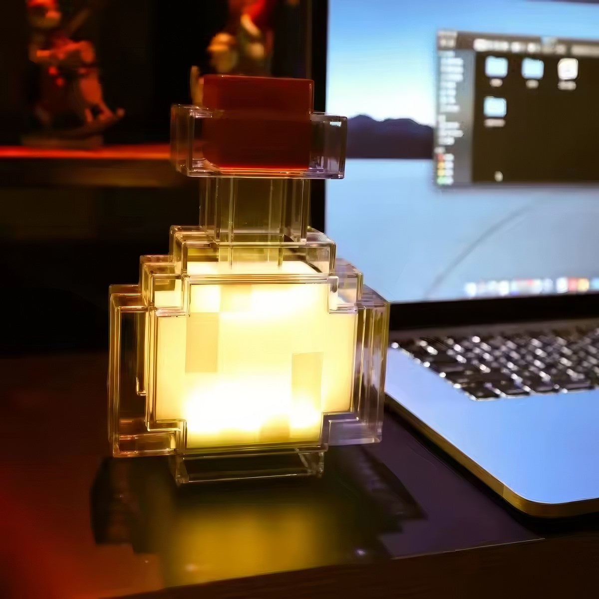 Pixel Potion Bottle Touch Night Light