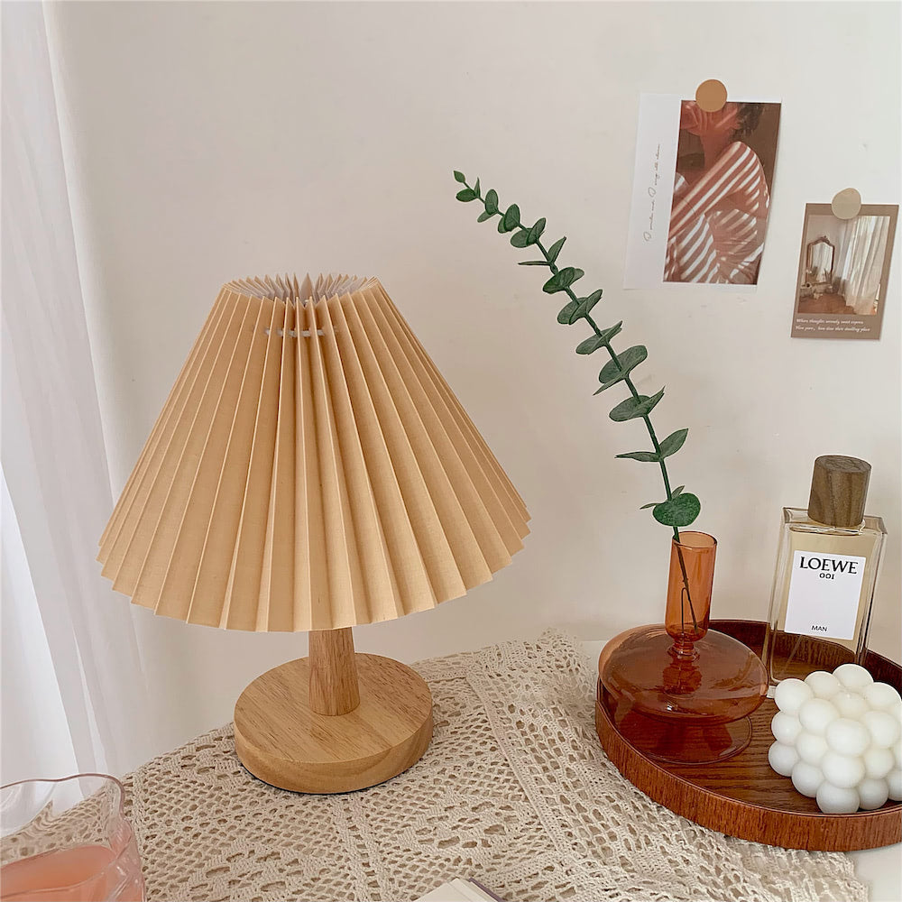 Pleated Table Lamp cute lamp lamp night light nightlight