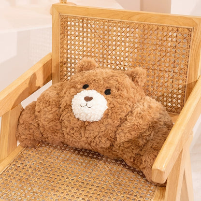 Bear-Croissant with Coffee & Cake Plush Toy