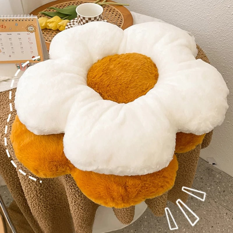 Plush Daisy Flower Decorative Pillow cushion pillow plush