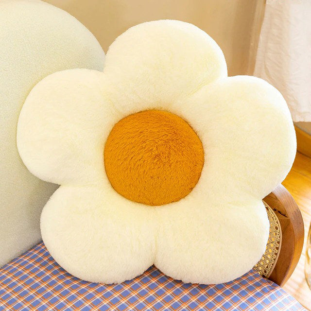 Plush Daisy Flower Decorative Pillow cushion pillow plush