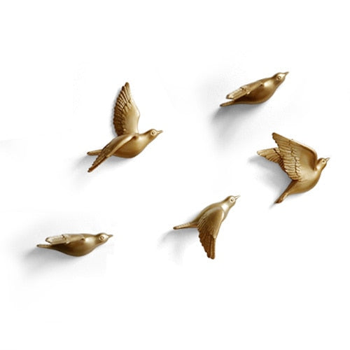 3D Flying Birds Wall Decor