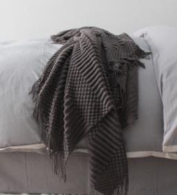 Waffle Knit Throw Blanket