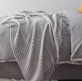 Waffle Knit Throw Blanket