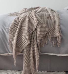 Waffle Knit Throw Blanket