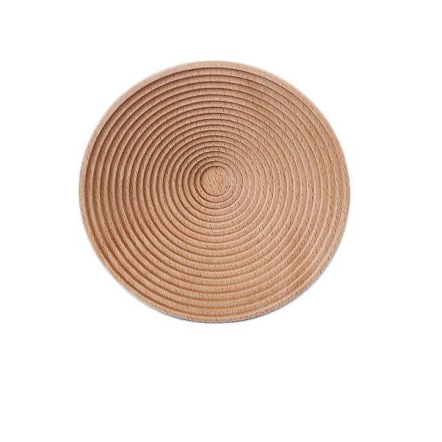 Round Spiral Wooden Tray