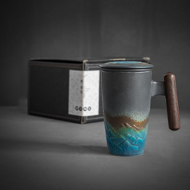 Ceramic Landscape Coffee and Tea Mug