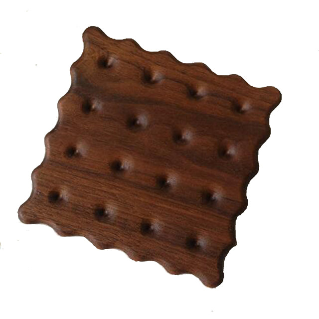 Wooden Biscuit Coaster