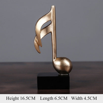 Gold Musical Notes Home Decor