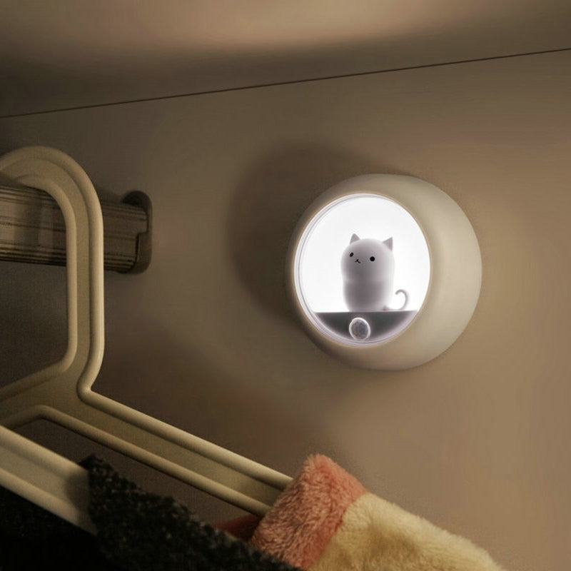 Cat Motion Sensor Night Light