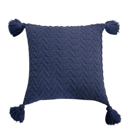 Solid Color Knit Cushion