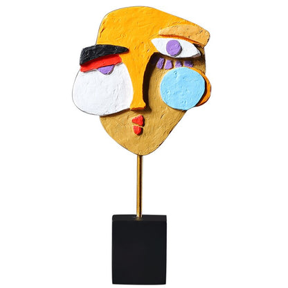 Abstract Face Sculpture