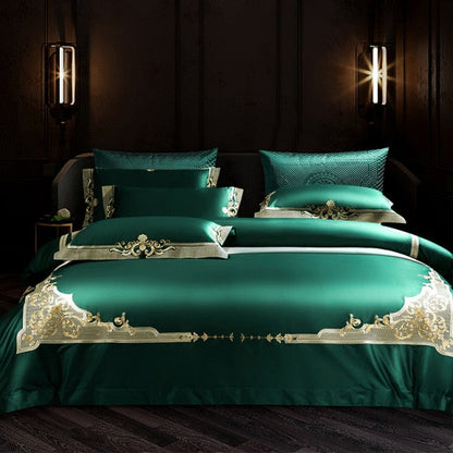 Cleopatra Veronese Green Luxury Egyptian Cotton Bedding Set