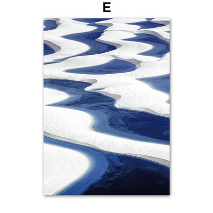 Blue Ocean Canvas Art