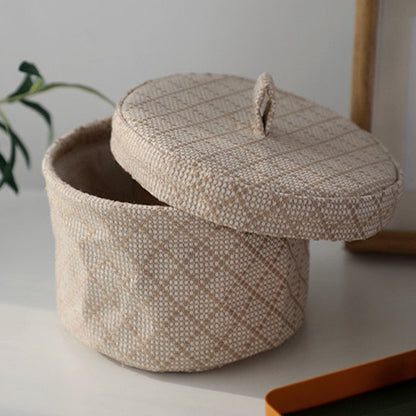 Retro Woven Storage Basket