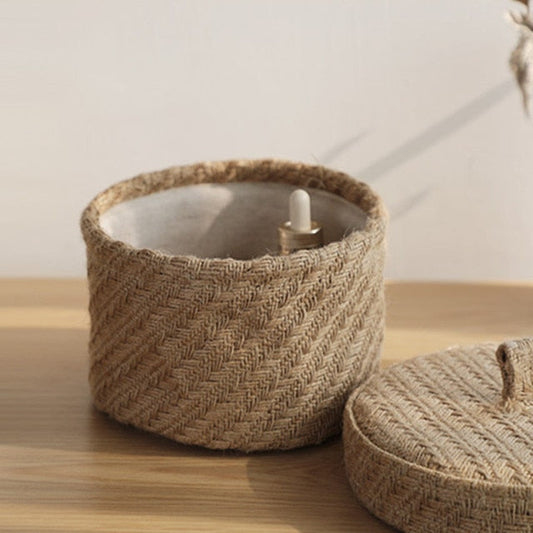 Retro Woven Storage Basket