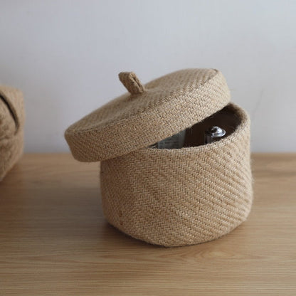 Retro Woven Storage Basket