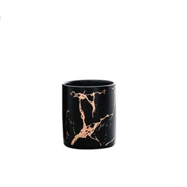 Marbled Ceramic Utensil Crock