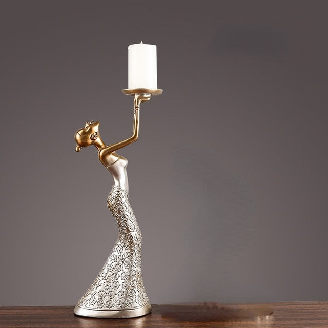 Modern Figurine Candle Holders