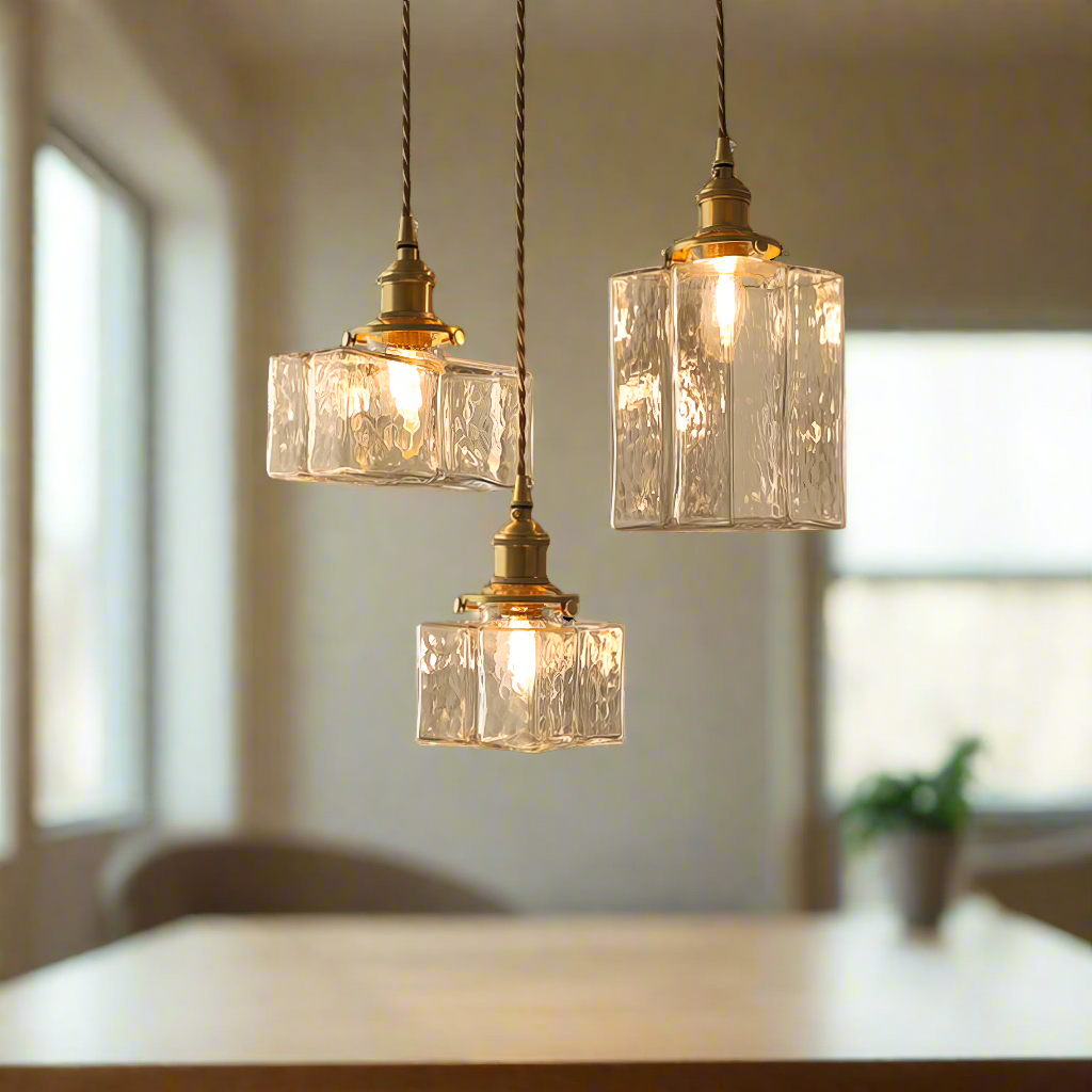 Retro Savoy Glass Pendant Light